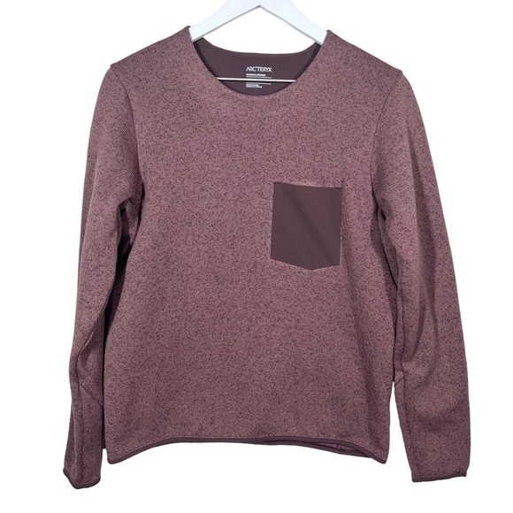 Arcteryx Sweater Womens Size Small Covert Pullover Pocket Crew Neck Fleece - Picture 2 of 9